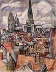 Friesz Othon Roofs and Cathedral in Rouen  - Hermitage